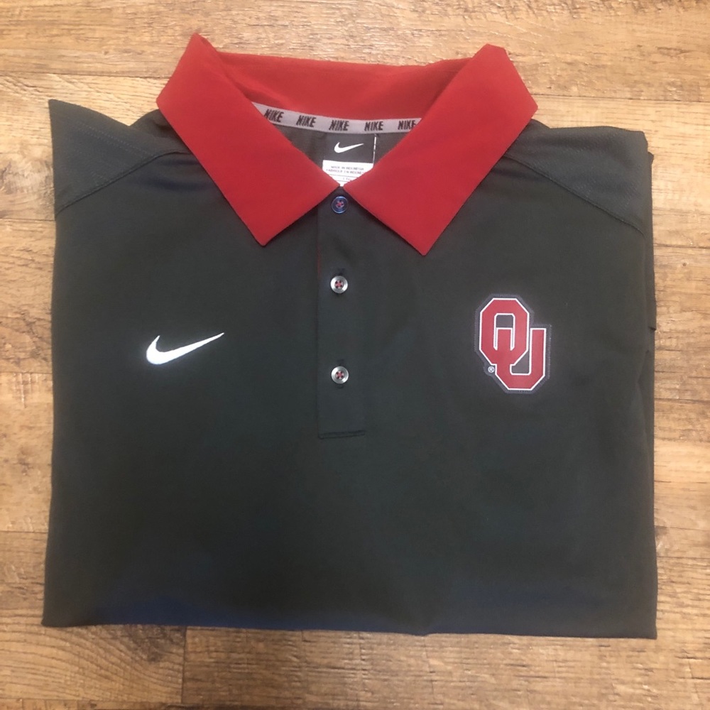 Nike Dri-fit official sideline sooner football polo xxl like new